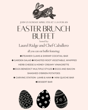 Easter Brunch- April 5th
